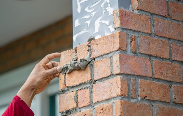 Brick Pillar Repair in Lees Summit