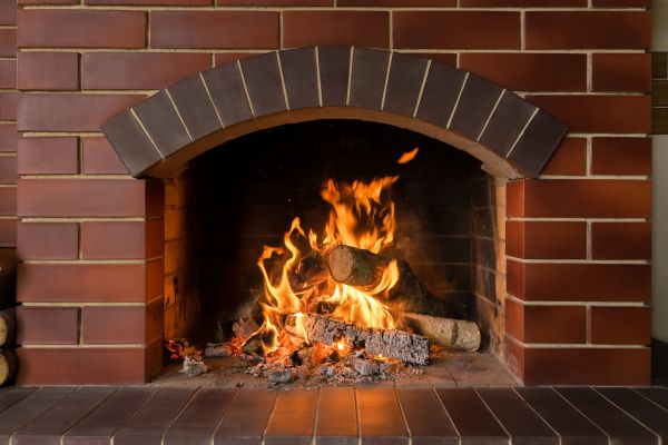 Brick Fireplace Installation in Lees Summit