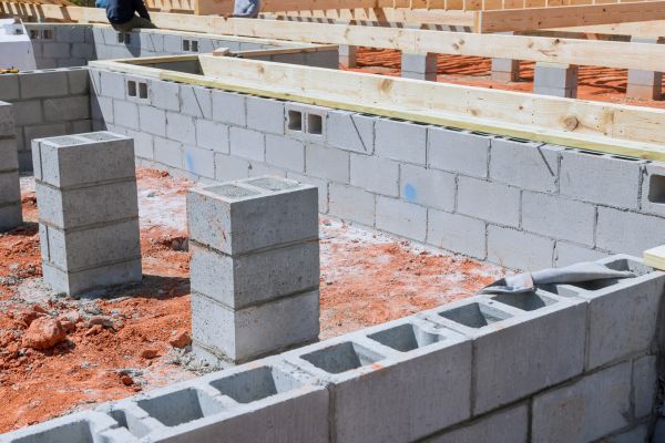 Cement Block Installation in Lees Summit